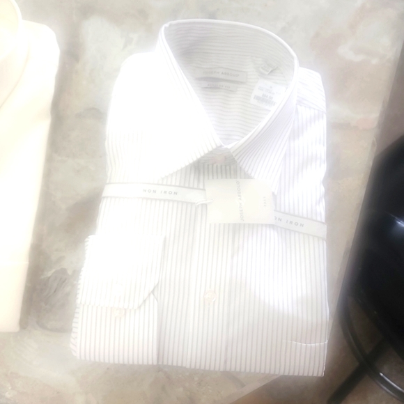 Joseph & Feiss and Joseph Abboud dress shirts  Tall 17. 36/37. NEW - Picture 6 of 6